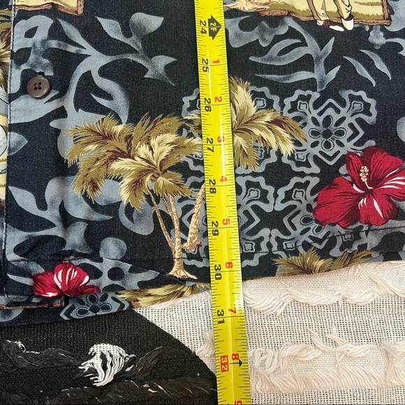 Vtg Big Dog Mens Hawaiian All Over Golf Floral Button Down Sz XL Beachy Summer - Picture 2 of 6